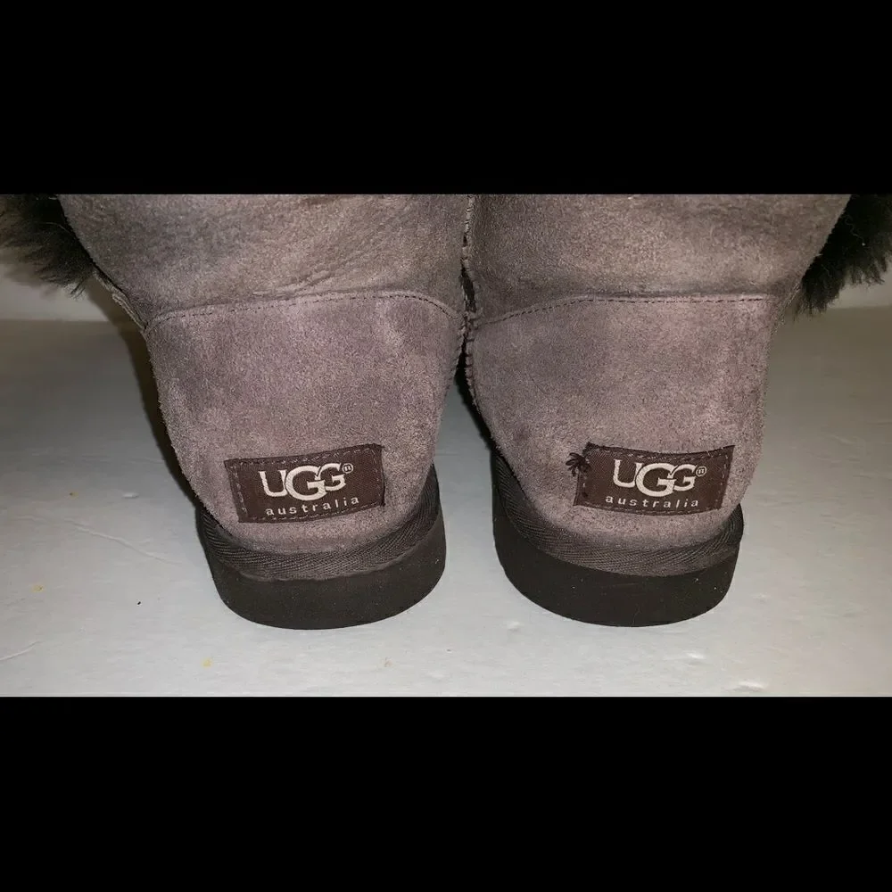 Brown UGG Bailey Button Size 7